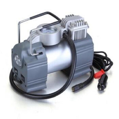 Bom preço. Oem potável dos compressores de ar 12v do veículo do metal 100psi com calibre da lâmpada on-line