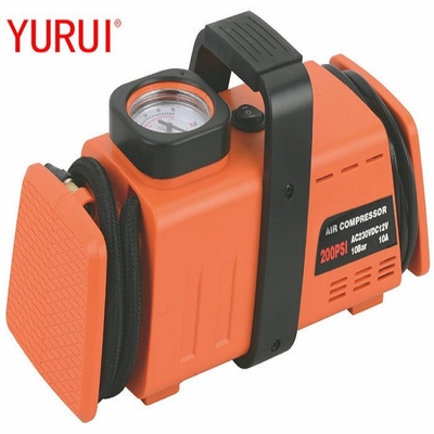 AC110-230v Inflador de pneus portátil de automóveis DC12v com alça