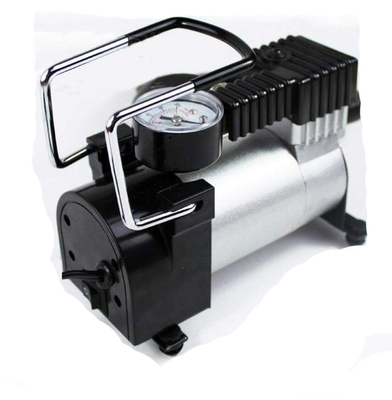 Bom preço. Pressão alta acessível 2.25kgs do trabalho do compressor de ar do metal 12v com relógio 140 libras por polegada quadrada on-line