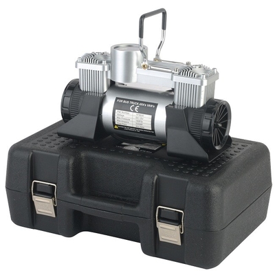 Inflador de pneus de automóveis DC 12v Pressão de metal Auto compressor de ar com caixa de plástico