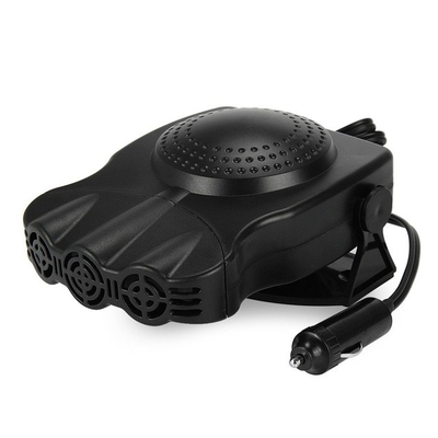 Bom preço. O calefator de fã portátil 150w de dois interruptores, plástico preto obstrui no calefator do carro on-line