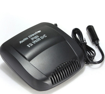 Bom preço. Material de plástico preto portátil pequeno elétrico da cor dos calefatores 150w do carro com interruptor on-line