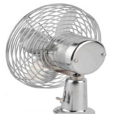 Bom preço. Polegada 12v/24v de oscilação de Mini Electric Car Cooling Fan 6 na cor de prata on-line