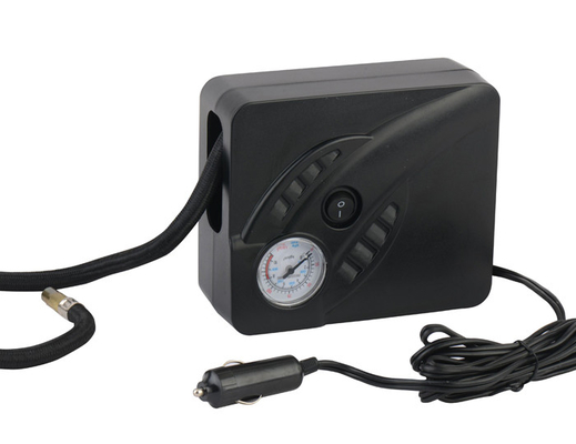 Bom preço. Pneus de automóveis pretos DC 12V Compressor de ar portátil Inflador de pneus portátil on-line