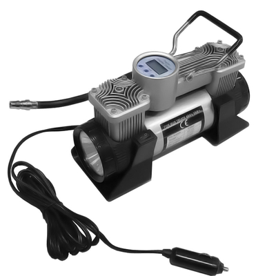 Bom preço. Inflador de pneus de automóveis Medidor digital Compressor de ar de automóveis DC 12v Duplo cilindro on-line