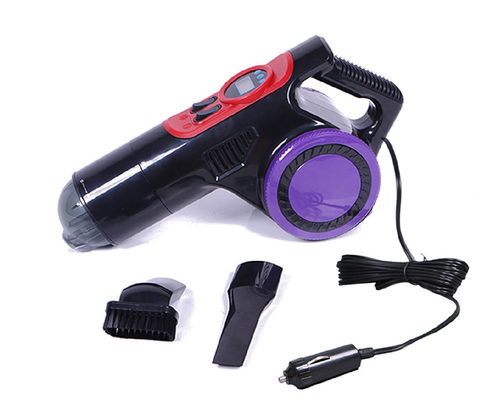 12V aspirador de vácuo e compressores de ar Mini portátil com LED luz pressão do ar medidor digital 3 em 1 Pneus inflar e C